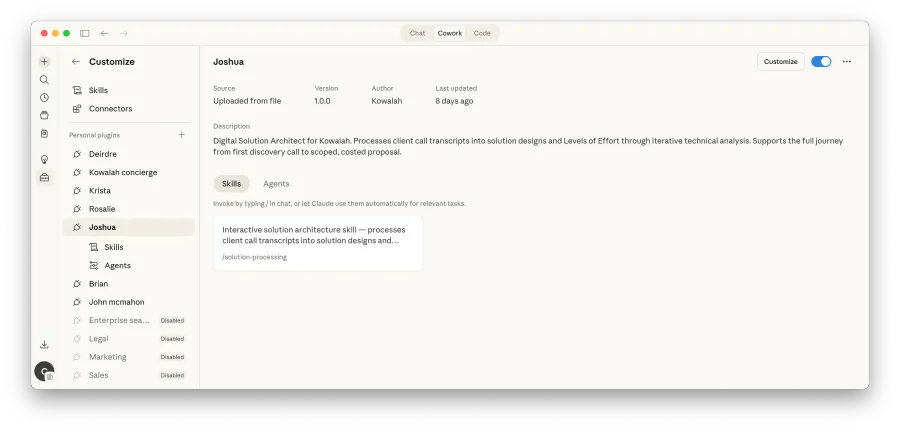 Joshua — Solution Architect